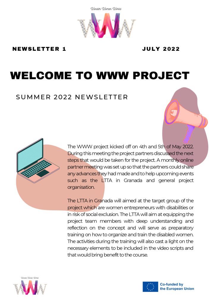 Newsletter 1 page 1